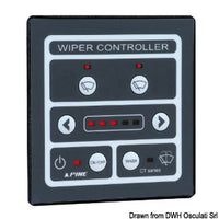Smart control panel for 2 windshield wipers