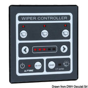 Smart control panel for 3 windshield wipers
