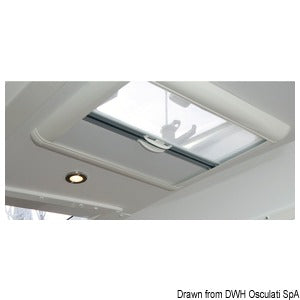 Oceanair roller blind and flyscreen for Lewmar 20