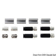 Hinge kit f. LEWMAR Low Profile