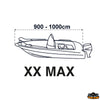 Boat cover Covy Line size mini tender 240-300 cm - 210D Silver colour - MINI TENDER size - Boat length - - Dinghy length 160-240 [O2216240]