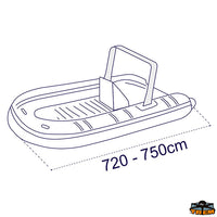 Boat cover Covy Rib  470/500 - Dinghy size - Length 470/500 cm - Dinghy size - Width 230 cm - Tarpaulin size - Length 600 cm [O3247500]