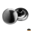 Stainless steel press buttons - Male model w/screw for bulkhead internal Ø mm 10 - external Ø mm 17 [N5810004]