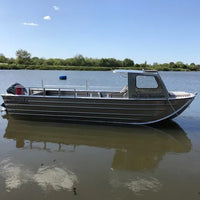 SeaStrike 18 Ft Semi Flat Aluminium Workboat - Sea Strike 18ft Long Shaft