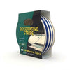 PSP Colour Stripe Triple Stripe T3 20mm Dark Blue 20mm x 10m