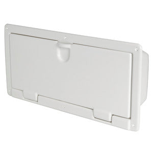 Peak white polished ABS 540 x 244 x 116 mm