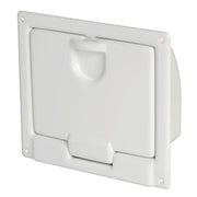 Peak white polished ABS 220 x 195 x 70 mm