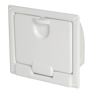 Peak white polished ABS 220 x 195 x 70 mm