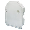Twin-compartment locker designed for wall mounting