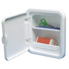 Storage locker for toilets