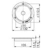 Inspection hatch AISI 316 passage 91 mm