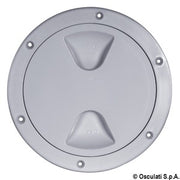 Inspection hatch 8" grey RAL 7042