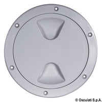 Inspection hatch 4" grey RAL 7042