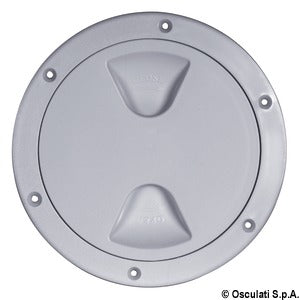 Inspection hatch 4" grey RAL 7042