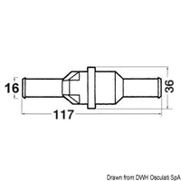 Ecologic device to be fitted along the fuel vent piping system
