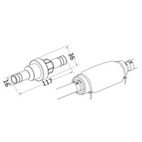 Fuel block device, certified ISO 7840