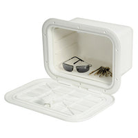 White locker w/lid 280 x 180 mm B-front