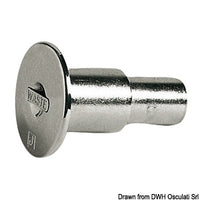 Chromed brass FUEL straight deck plug 38 mm