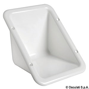 Flush plug housing white plastic