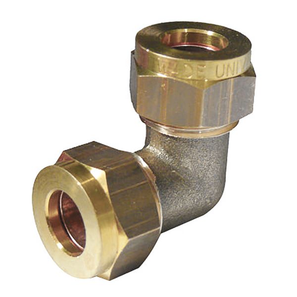AG Gas Equal Elbow Coupling (1/4" Compression)