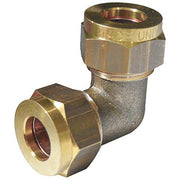 AG Gas Equal Elbow Coupling (3/8" Compression) 2008 D19/24W