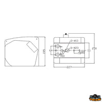 Boat haulage winch breaking load 350 kg cable diameter 5 mm length 9 mt - Ratio 464:1 - Motore W 450 - Cable Ø 5 mm x 9 m. [N0812464]