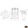 Remote control for electric winch mod. N0832113 - MT cable - - Ideal for N0832113 [N0802113]