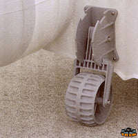 Pair of stern wheels for tender 100x270 mm - Open dimensions 100x270 mm [O0836034]
