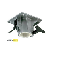 Garelick 360 Degree Positive Lock Swivel Spider Mount - Silver Powder Coat  99036