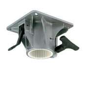 Garelick 360 Degree Positive Lock Swivel Spider Mount - Silver Powder Coat  99036