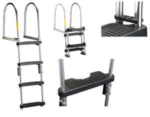 Garelick 2-4 Premium Folding Pontoon Ladder