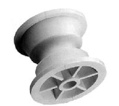 Stern fairlead anchor roller for rope diameter 22 mm - Dimensions mm 160x62xH.87 - For ropes Ø 22 mm - Roller N3510131 [N3922160]