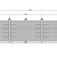 Stern plattform 200 x 55 cm