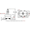 R&D Flexible Engine Mount (Shear Type / 300 - 680LBS / 5/8" Stud)