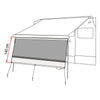 Fiamma Blocker 325 Front Panel (07972-06-)