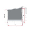 Fiamma Side Block 3/4 Length Caravanstore (08836-01-)