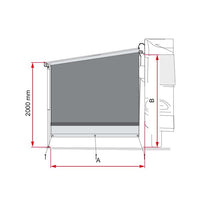 Fiamma Side Block 3/4 Length Caravanstore (08836-01-)