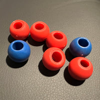 Pack of 7 x 20mm od ball stoppers for rope or shock cord