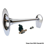 Brass horn chr. 24 V RINA approved boats 20/75 m