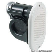 HURRICANE electropneumatic white horn 12 V
