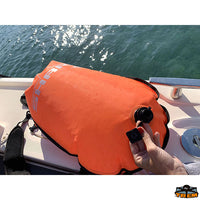 Inflatable watertight backpack Shark 28 Lt - Dimensions 760x400 mm - Liters 35 - Color Signal Orange [B0770028]