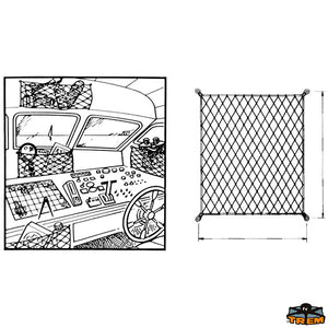 Elastic net to carry various objects Trem Z0000281