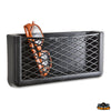 Rectangular elastic net in rubber as object holder black color 270x115x32 mm - Frame color Black - Net color Black - Dimensions 275x130 mm [Z0080115]