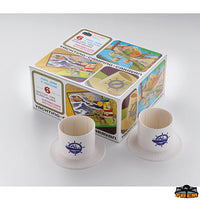 Suction-type glass holder white color - White colour - Non-slip model [D1700074]