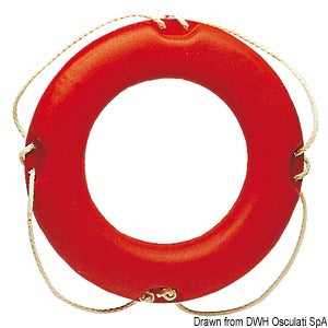 Ring lifebuoy made of orange Eltex old M.D