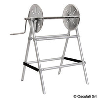 Line reel for bathing establishments
