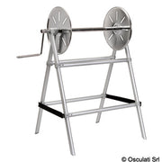 Line reel for bathing establishments