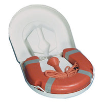 Kit horseshoe lifebuoy w/white ABS case