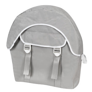 Horseshoe lifebuoy w/ grey cover