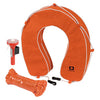 Horseshoe lifebuoy w/ blue cover